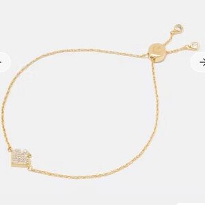 Kate Spade Elegant Gold Bracelet with Crystal Accents